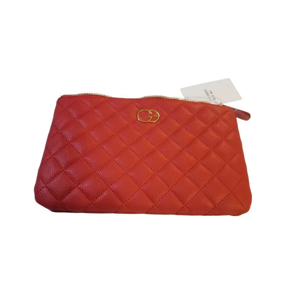 GRACE ELIZABETH Red Clutch Handbag Purse NEW WITH TAGS Designer Wedding Everyday